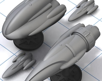 Cyntek - alien craft: starship miniatures for Starfinder, A Billion Suns, Full Thrust, Warfleets FTL, and other sci-fi games.