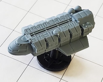 Oryx - cargo ship: starship miniature for Fading Suns and other sci-fi games