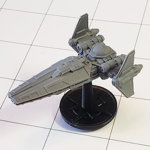 Lakota -  armed courier: starship miniature for Starfinder, A Billion Suns, Full Thrust, Warfleets FTL, and other sci-fi games.