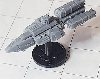 Drake - explorer: starship miniature for Aliens and other sci-fi RPG or fleet battle games.