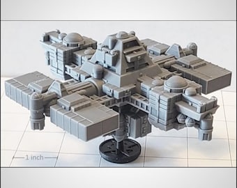 Port Hadrian - space station: large starship miniature for sci-fi RPGs and fleet battle games
