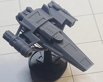 Coyote - pirate: spaceship miniature for Scum & Villany and other sci-fi RPGs or fleet battle games