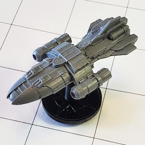 Renegade - corsair:  starship miniature for Starfinder, A Billion Suns, Full Thrust, Warfleets FTL, and other sci-fi games.
