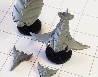 V'lar - alien: starship miniatures for Mothership & other sci-fi RPGs or fleet battle games