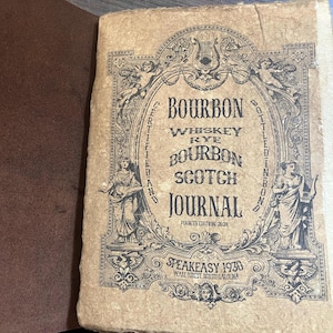 Bourbon Journal / Bourbon Gifts/ Whiskey Journal / Leather Bourbon Journal / Bourbon Journal / Bourbon Lovers Journal / Bourbon