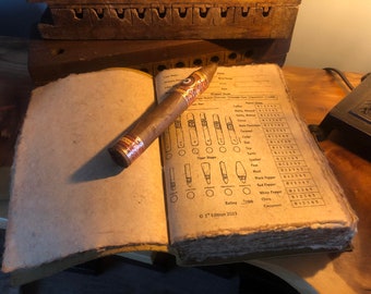 Leather Cigar Journal, 3rd Edition Journal for Cigar, Unique Cigar gift
