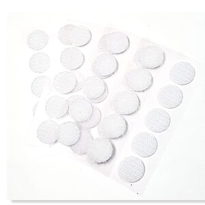 Sticky Back Coins, Hook & Loop Self Adhesive Dots Tapes 800 Sets, 1600 Pcs  by Fablise Craft 