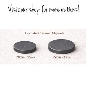 Imanes sin revestimiento para manualidades, imanes para manualidades de 15 mm, imanes de disco cerámicos de 17 mm, imanes de 12 mm, imanes de 14 mm, imanes de 16 mm imagen 4