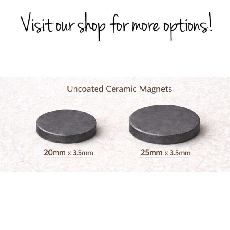 Imanes sin revestimiento para manualidades, imanes para manualidades de 15 mm, imanes de disco cerámicos de 17 mm, imanes de 12 mm, imanes de 14 mm, imanes de 16 mm imagen 4