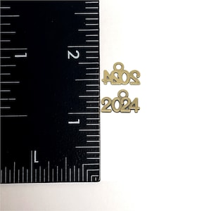 Year 2024 Charms 9x13mm Pendants For Handmade Jewelry Making,