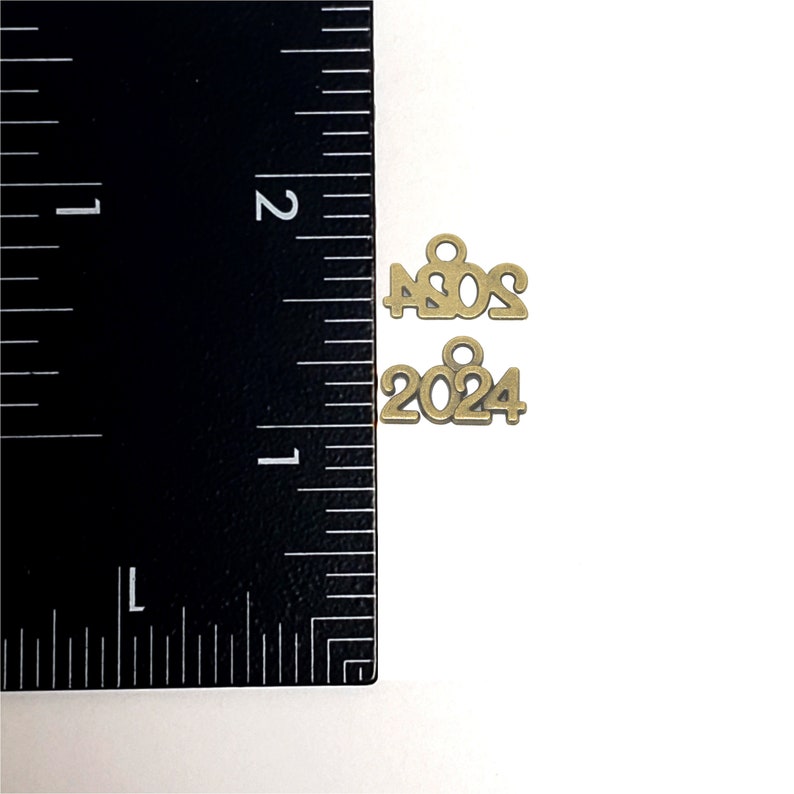 Year 2024 Charms 9x13mm Pendants For Handmade Jewelry Making,