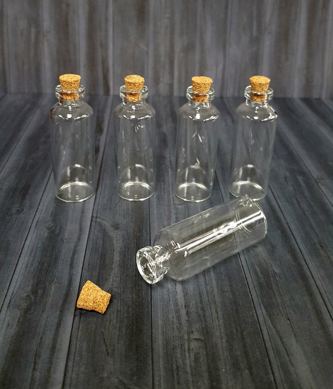 10ml Glass Bottles With Cork Tops for Pagan Ritual Spells Etsy