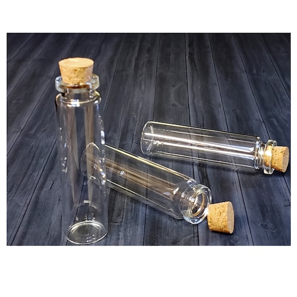 20ml glass bottle tube with cork tops, 20ml glass vials with corks for spices, 20ML containers for herbs