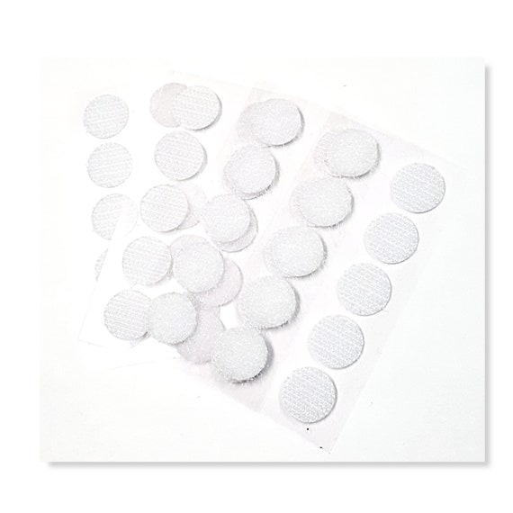 Hook and loop adhesive dots, Self-stick circles for scrapbooking crafts and diy projects, Self-adhesive hook and loop silent closure dots