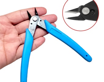 Bivethoi 3 Pieces Micro Wire Cutters Flush Cut Small Side Cutters 3D Printer Filament Pliers Zipper Tie Cutter For Jewelry Making Model (5 Inch, Light - View #8