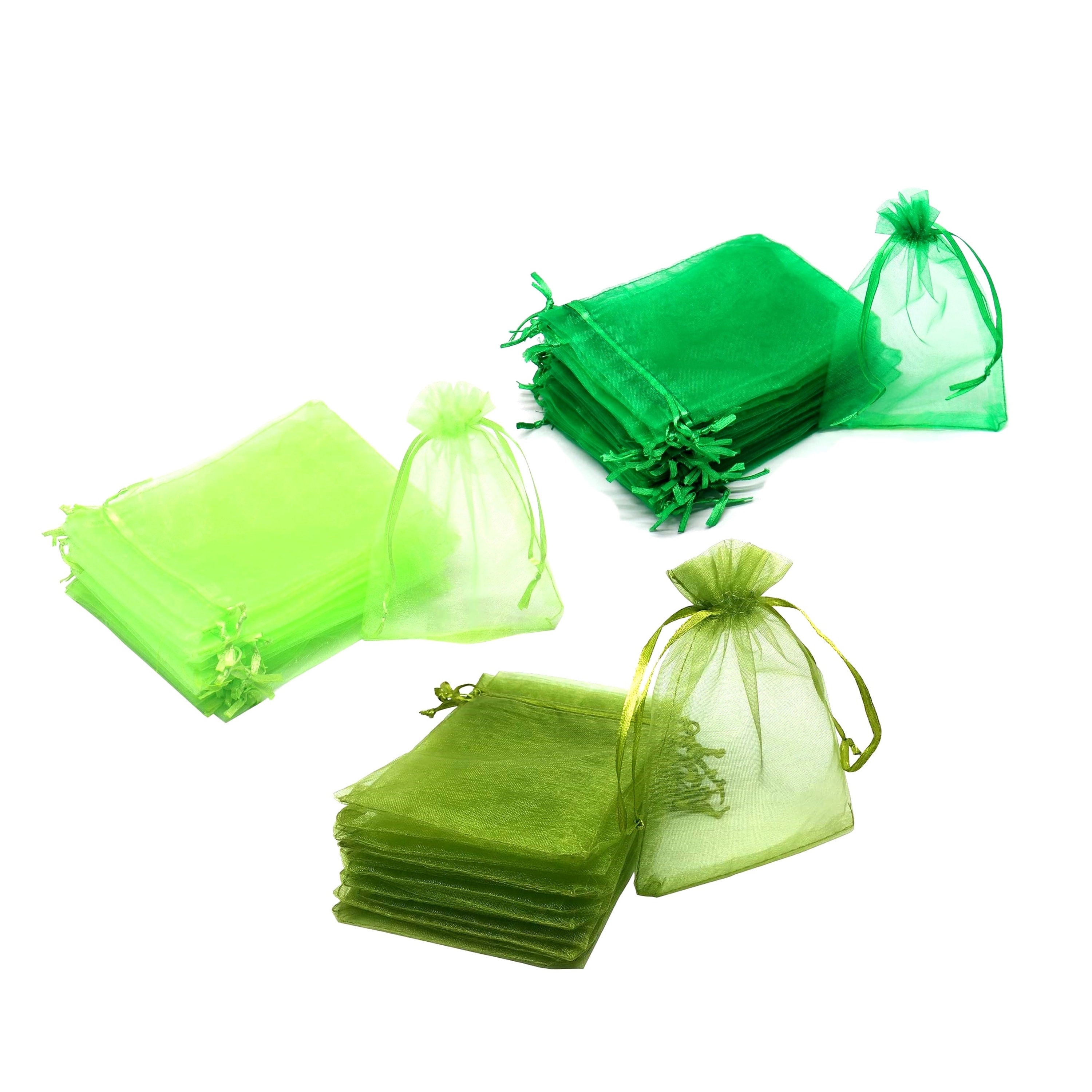 60 Light Green 4 x 4.5"Organza Gift Bag Pouch Wedding Favor 