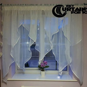 Nouveau voilage / 131c / Fait main / Firanki/ Store