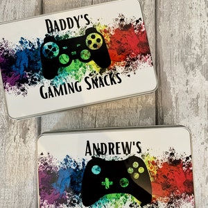 Gaming Snacks Dose / Gamer Geschenke / Snack Dose / Geschenke für Ihn / Geschenke für Teenager / Lagerfüller / Gaming Dose / Gaming Geschenk