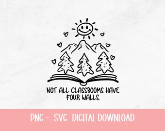 Not all classrooms have walls PNG SVG Download, Homeschool png, Homeschool mamma svg for tshirt