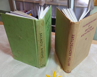 Hardcover JOURNALS, altered books, handmade notebook #5, reclaimed papers, pocket notebooks, gifts for journaller, artist