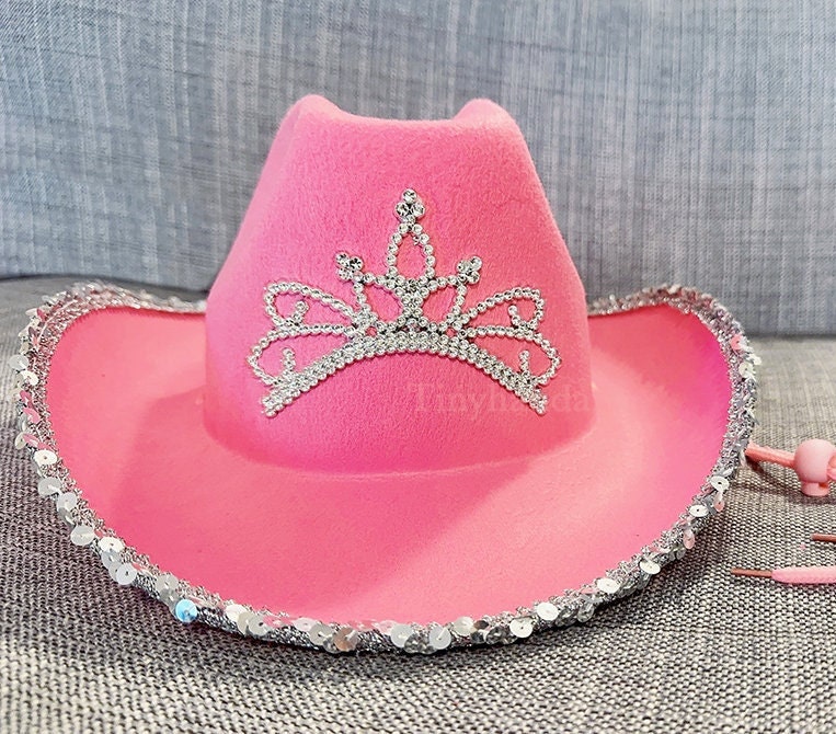 Preppy Pink Cowgirl Hat with Heart Glasses - Crown Tiara Design Sequin  Cowgirl Princess Felt Cowboy Hat for Women, Party Cowgirl Hat for  Halloween, Western Country Concert, Bachelorette Theme Party - Yahoo  Shopping