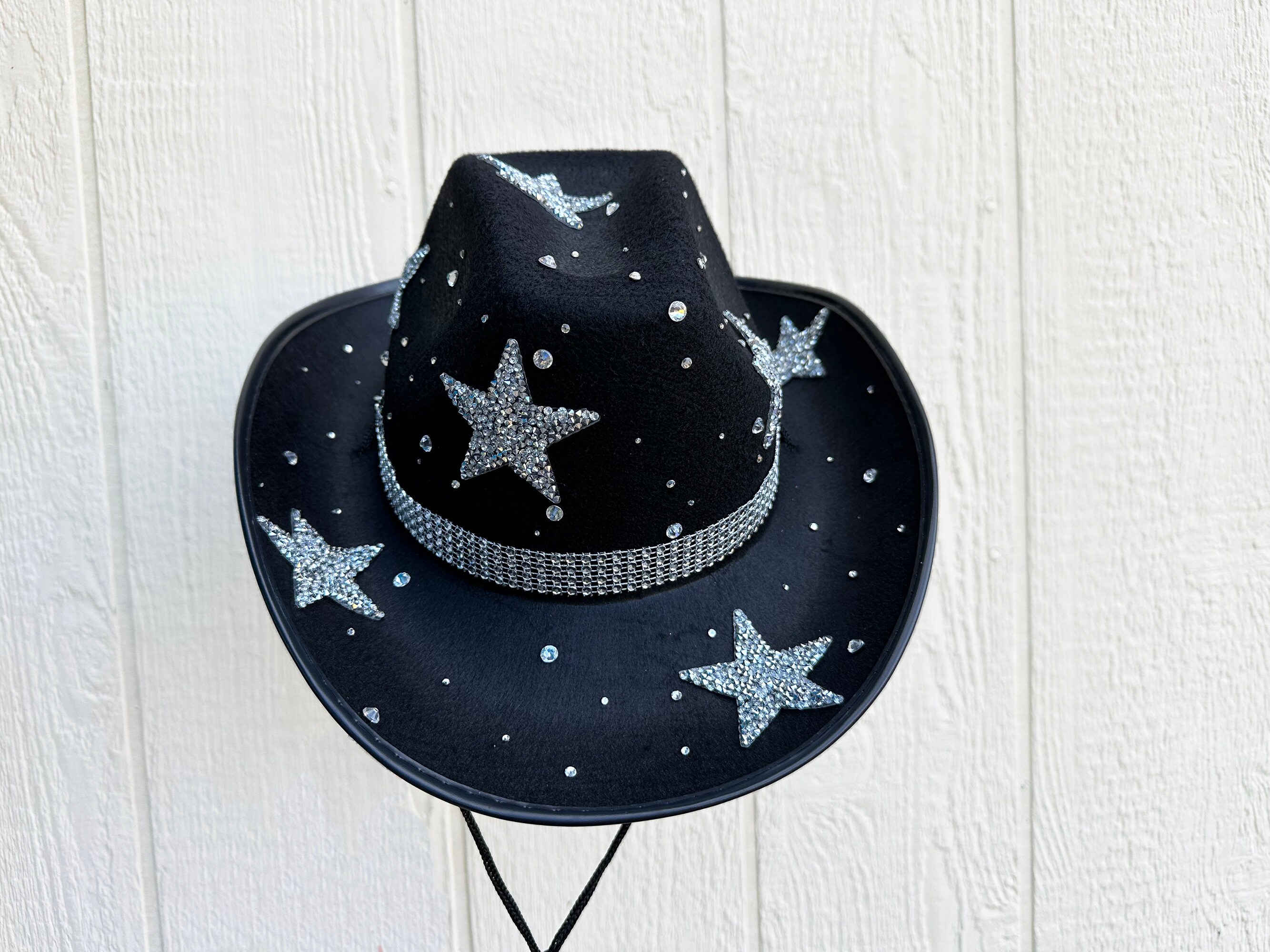 Galaxy Rhinestone Cowboy Hat, Super Star Cowgirl Hat, Unisex 