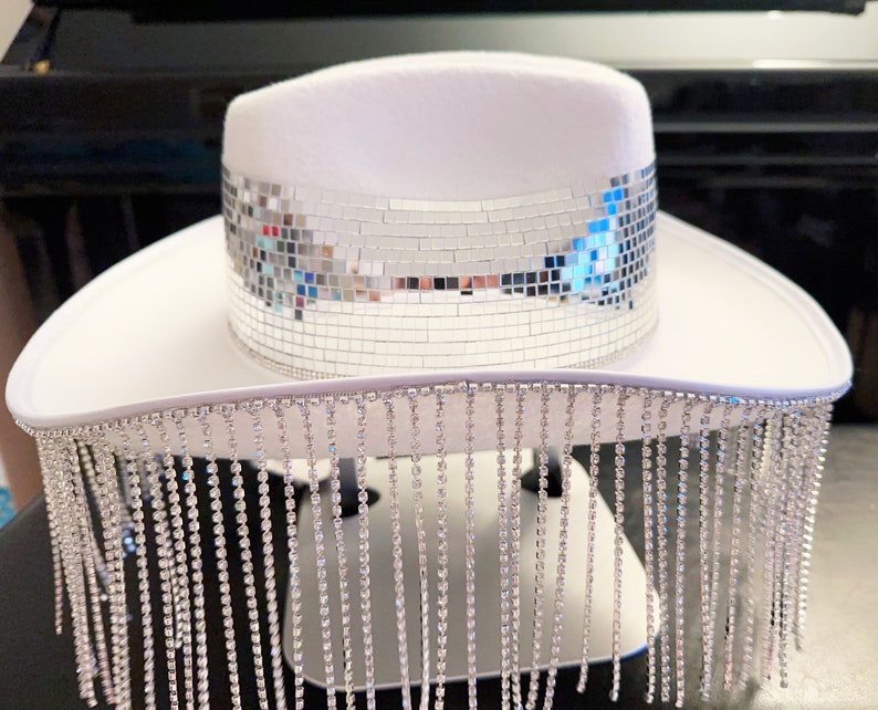 Disco Cowboy Hat Nashville Bachelorette Party Bach Party - Etsy