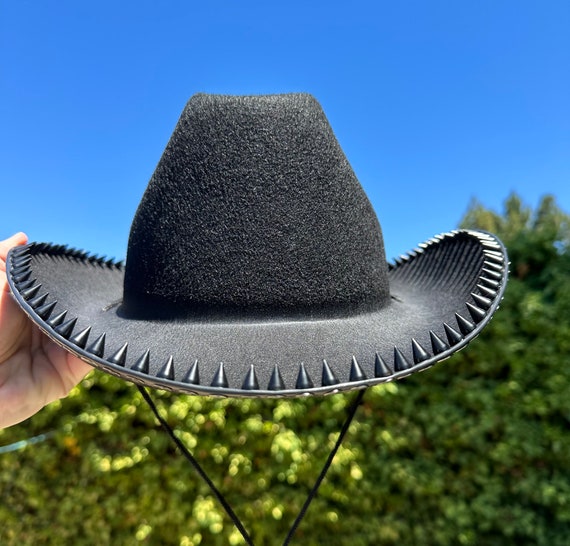 Spike Studded Cowboy Hat Cowgirl Hat Western Hat Punk Hat