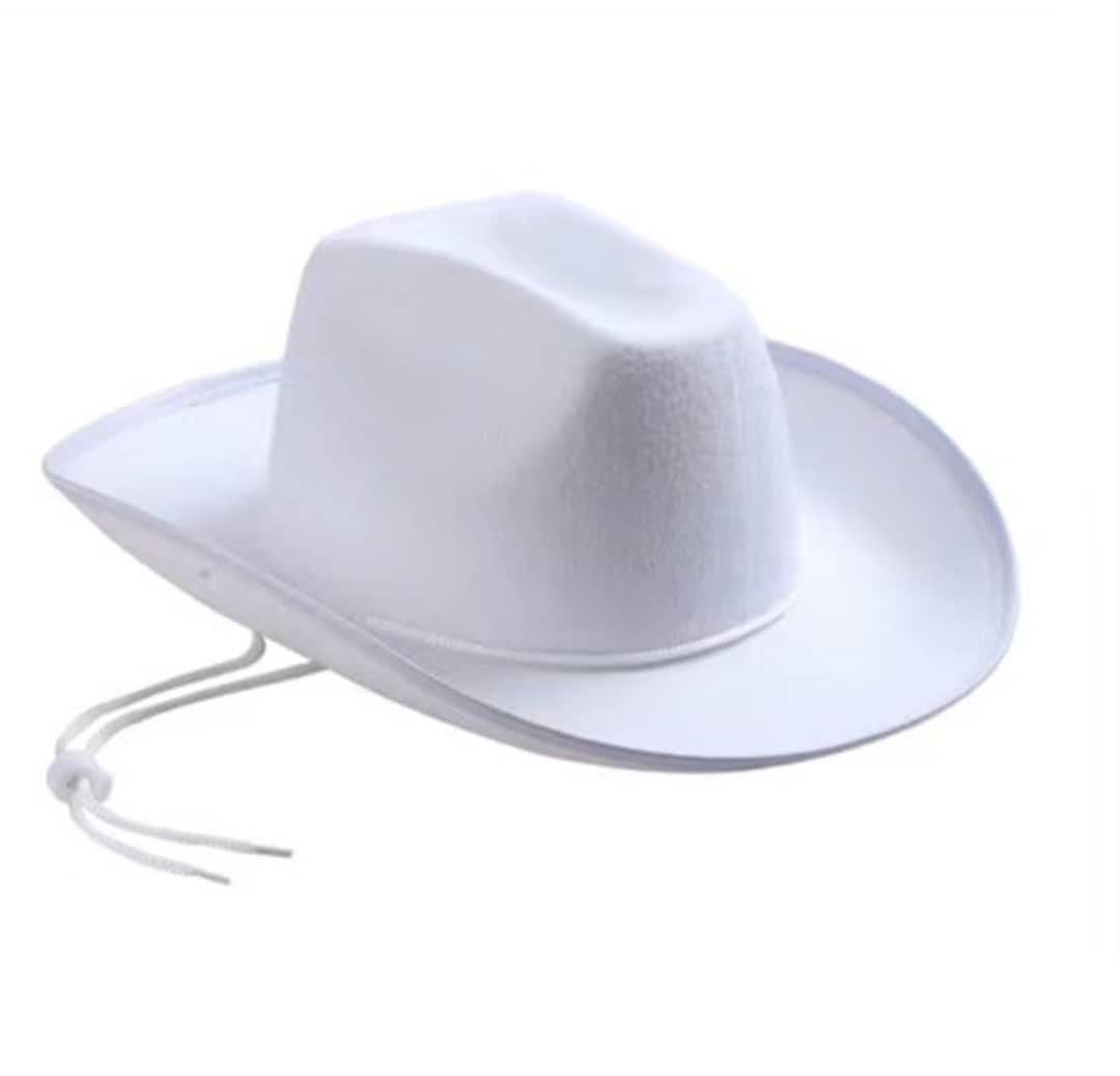 4411 White Cowboy Hat For Women & Men - Cowgirl Hat For Party & Festival - 4E main image 4