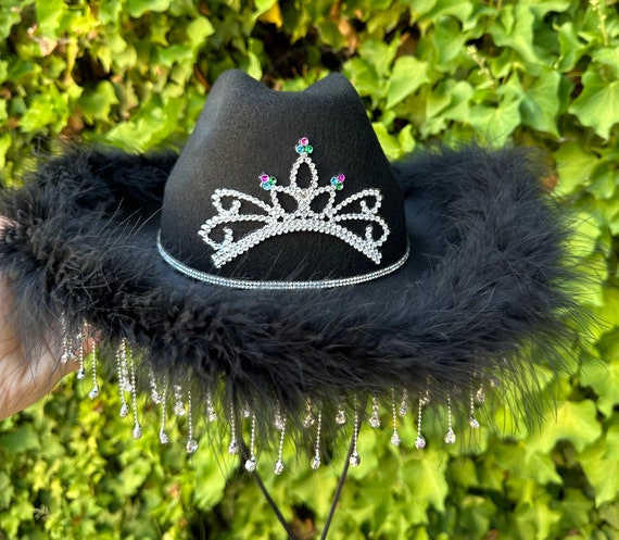 Feather Hat Band Black Onyx Gemstone Bead Weave One Size Adjustable 4 Cowboy hat Amazon.com: BOOT JEWELRY SHOP Feather Hat Band Black Onyx  main image 3