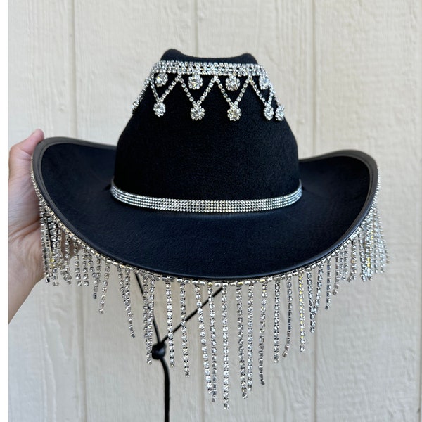 Rhinestone Roped Cowboy Hat