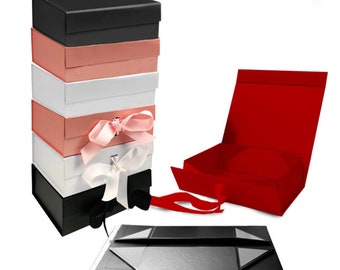 9.5" Magnetic Closure Gift Box, Holiday Bridesmaid Empty Box