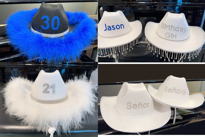 Custom Cowboy Hat Unique Cowboy Hat Personalized Cowboy Hat Etsy