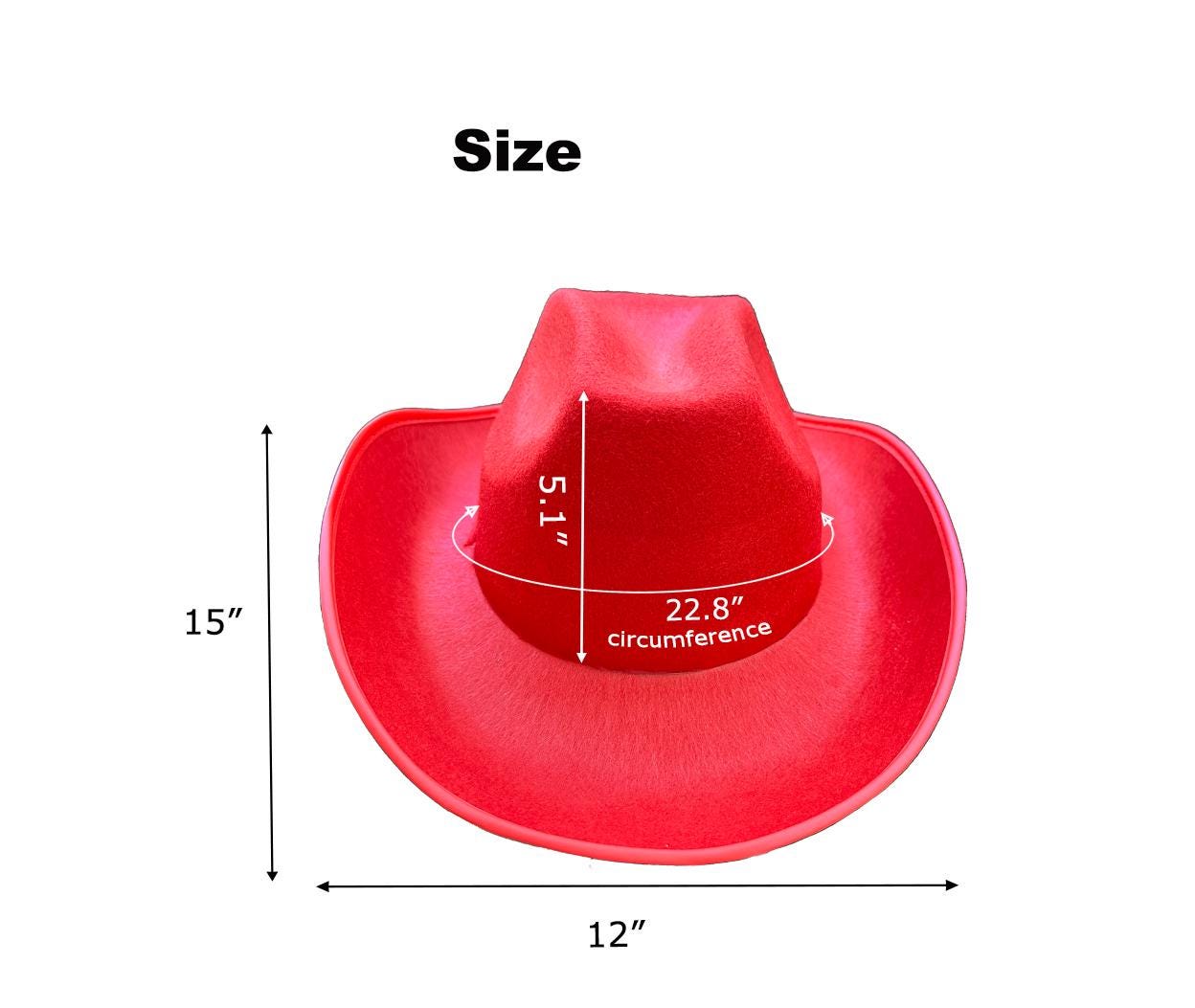 Red Rhinestone Fringe Cowboy Hat, Rhinestone Cowgirl Hat 