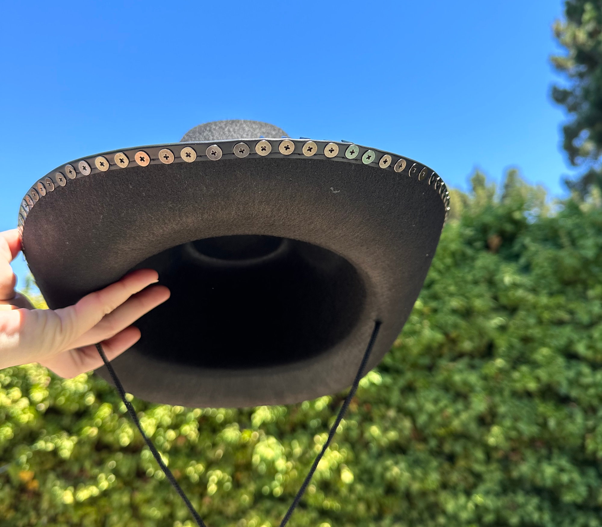 Spike Studded Cowboy Hat | Cowgirl Hat | Western Hat | Punk  display picture 1