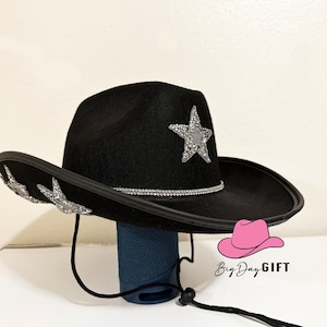 Superstar Cowboy Hat /Cowgirl Hat, Rodeo Hat, Princess Hat, Festival Hat, Bachelorette Party