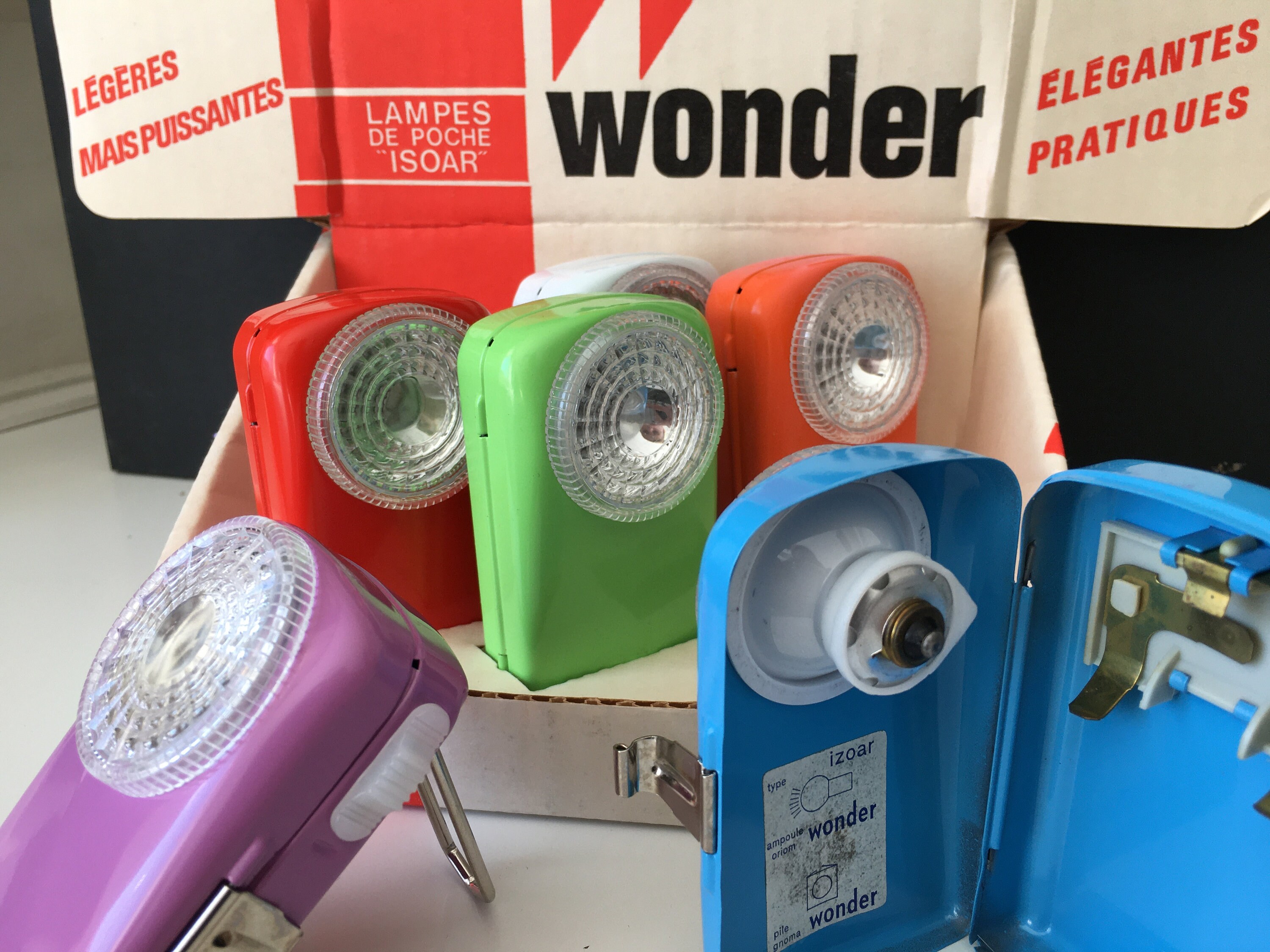 LA PILE LECLANCHÉ Lampe Torche/Flashlight/Taschenlampe 70' Vintage Made In Japan EUR 45,90 - FR