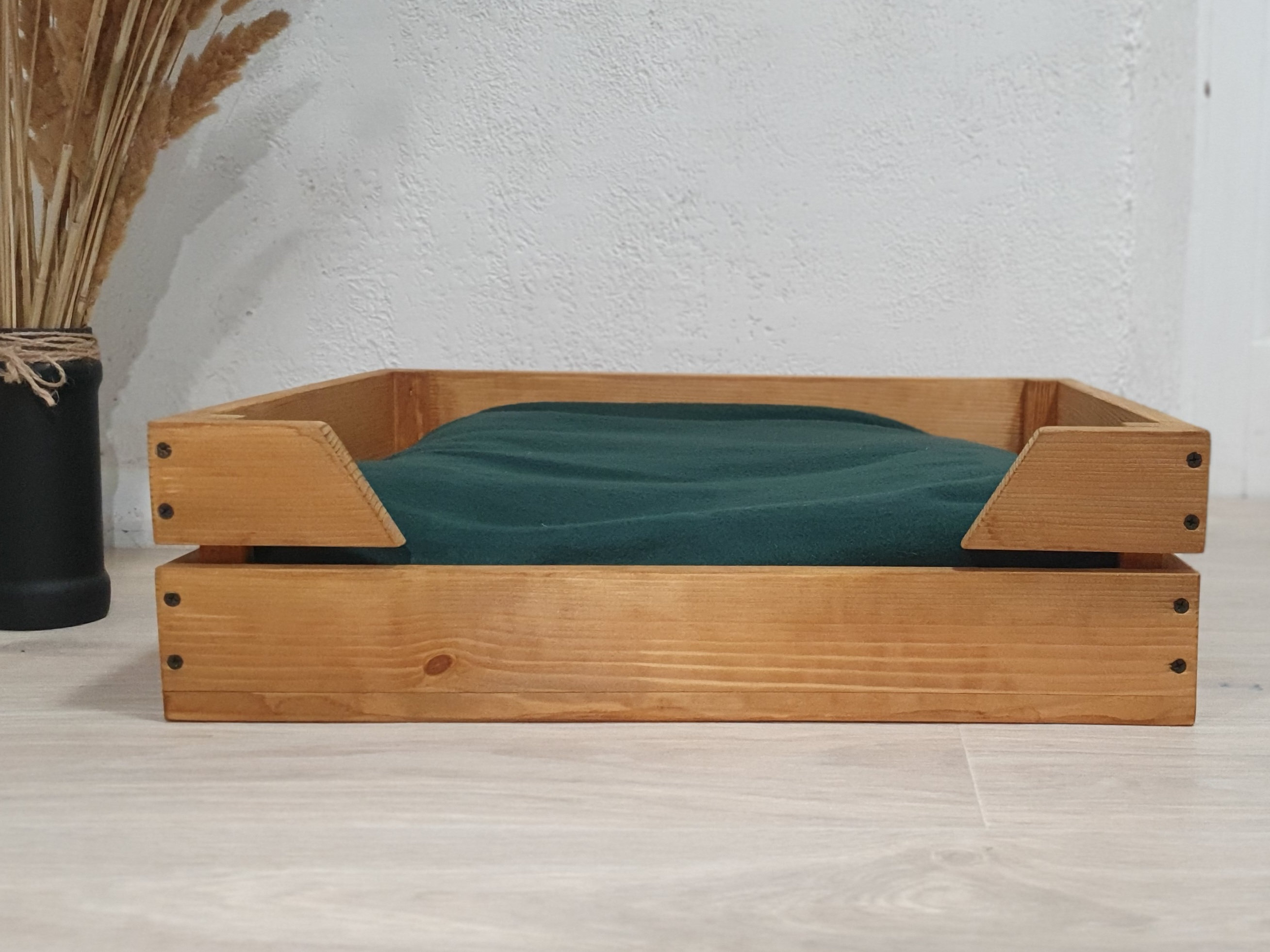 Pet Bed Wood Small Medium and Large Pet Bed Dog Bed Wooden Etsy