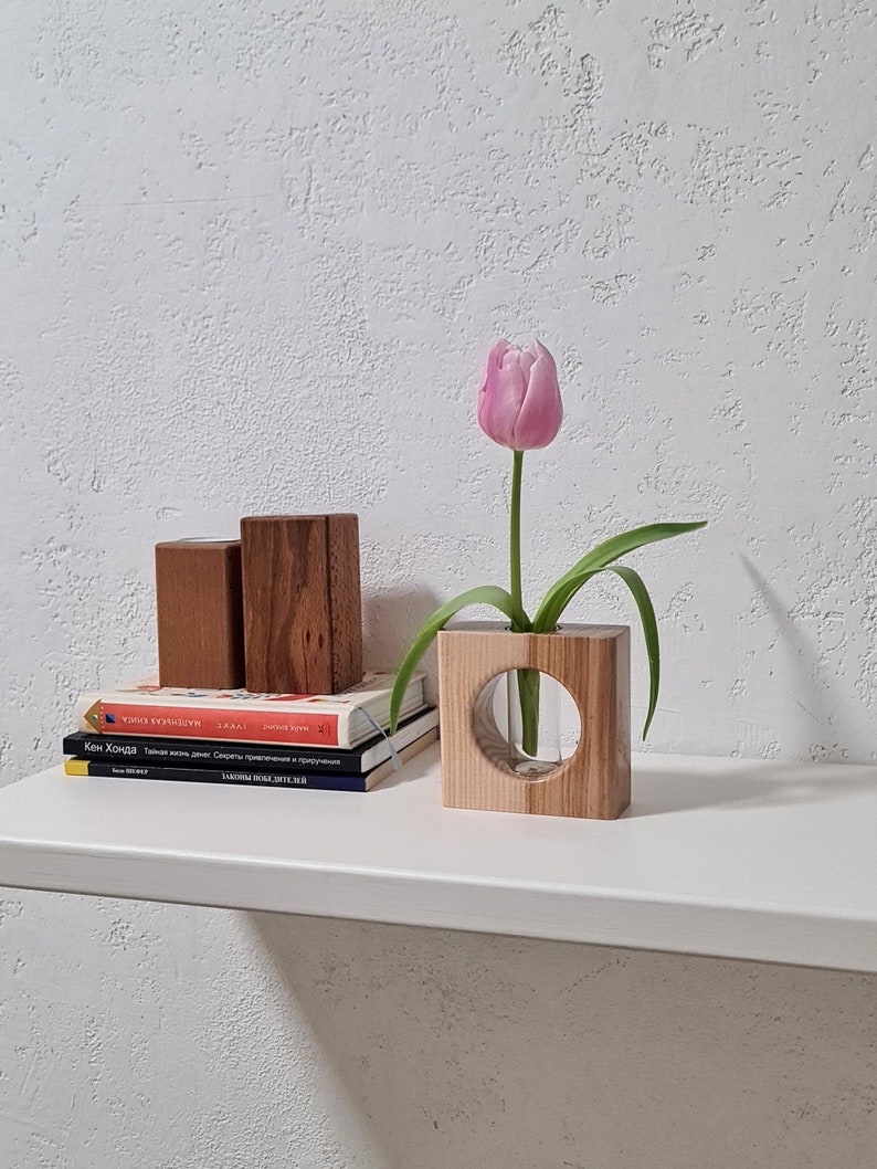 Wooden Vase Housewarming Gift Propagation Station Etsy