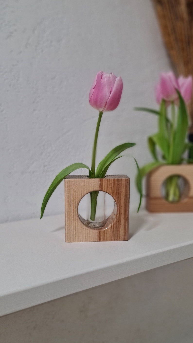 Wooden Vase Housewarming Gift Propagation Station Etsy