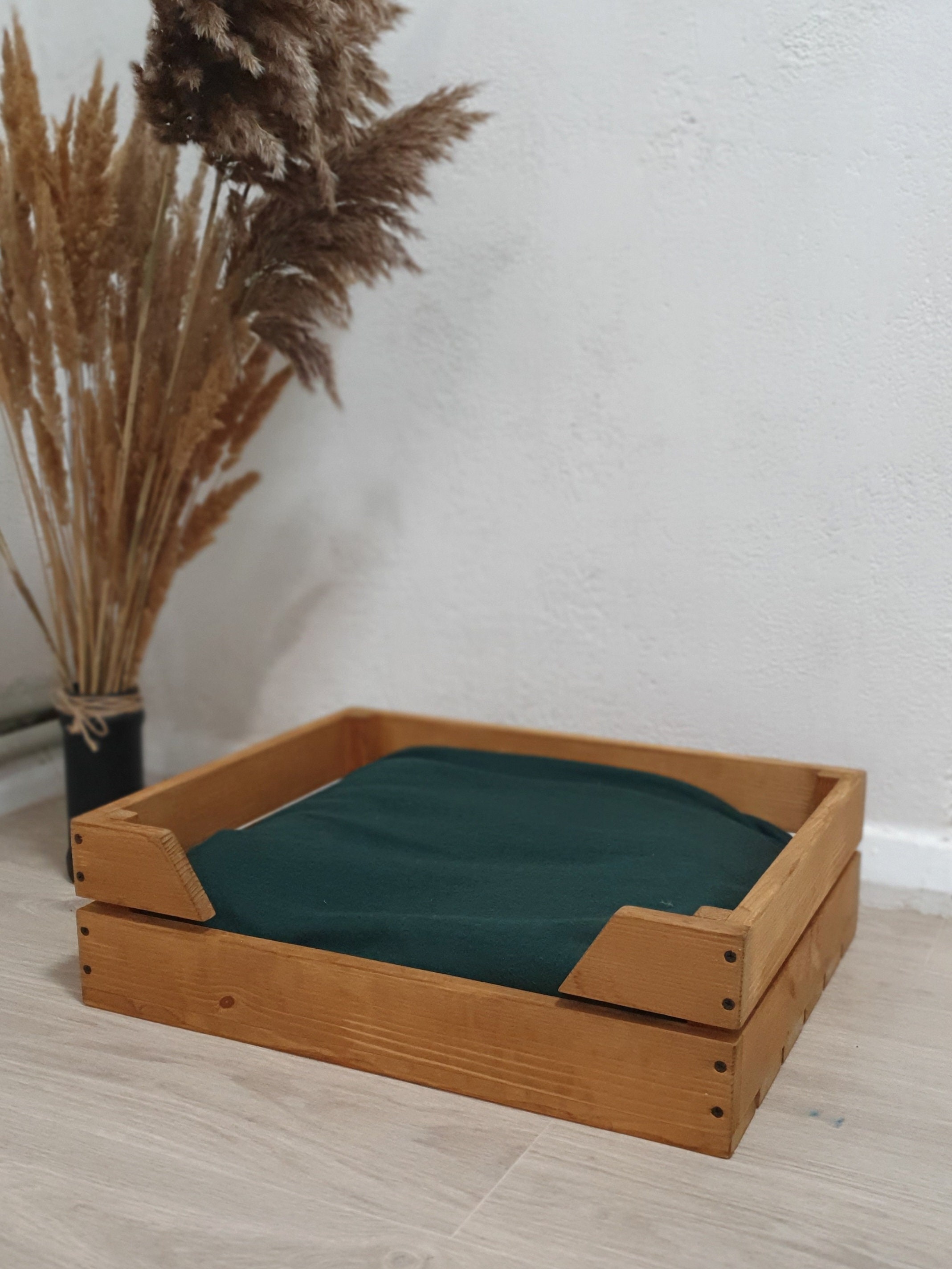 Pet Bed Wood Small Medium and Large Pet Bed Dog Bed Wooden Etsy