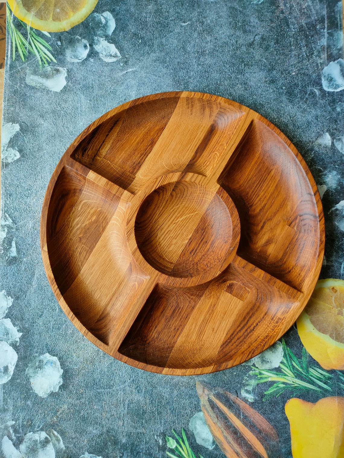 Wooden Serving Plate Wooden Plate wooden dishwasher Snack Etsy
