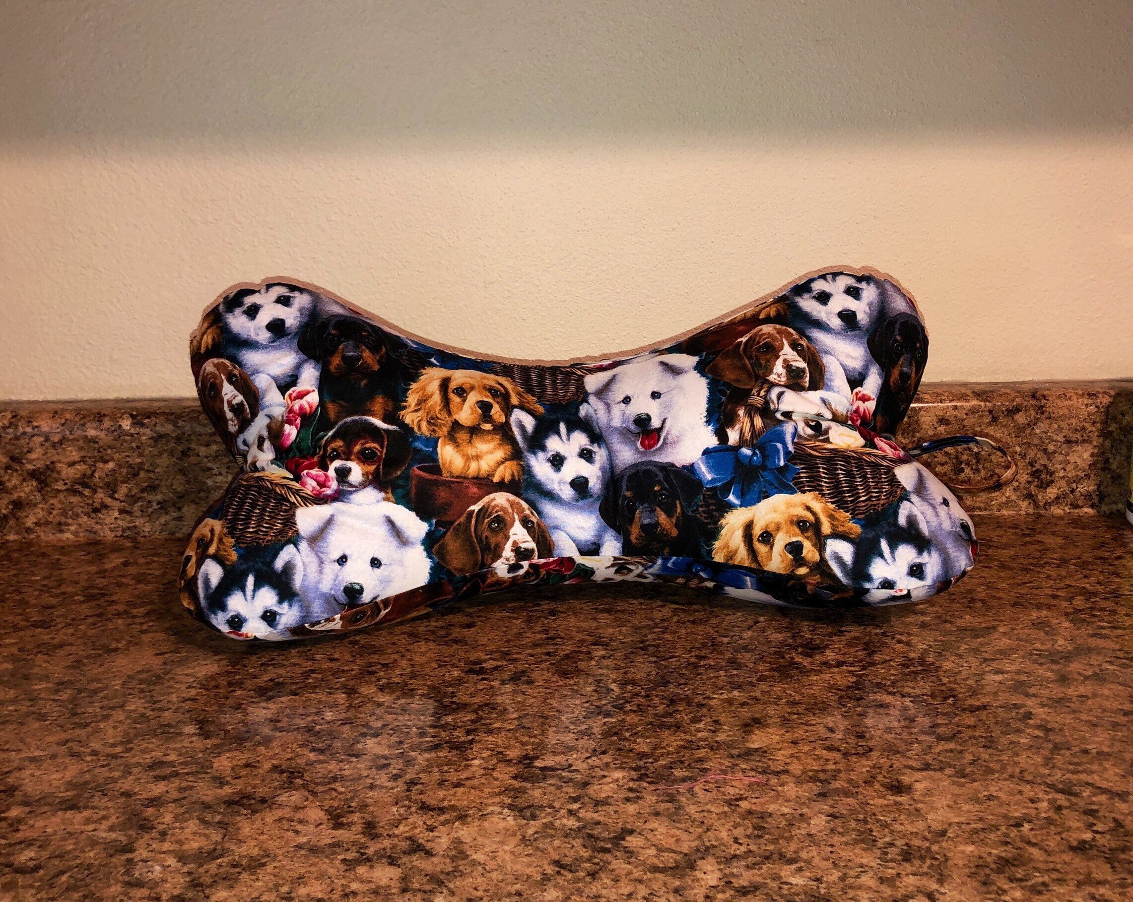 Neck Bone Dog Pillow Therapeutic Neck pillow Contoured Neck Etsy