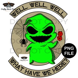 Boogie / Nightmare Before Christmas/ Halloween / Sublimation / PNG / Transparent / Eco Solvent image 2