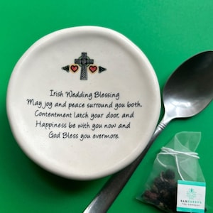 Irish Wedding Blessing. May joy and peace surround you both, contentment latch your door and happiness be with you now and God bless... gift
