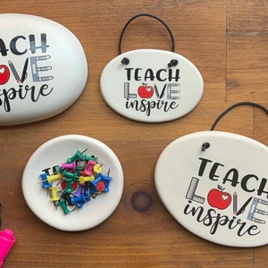 Teach love inspire gift by August Ceramics Gifts