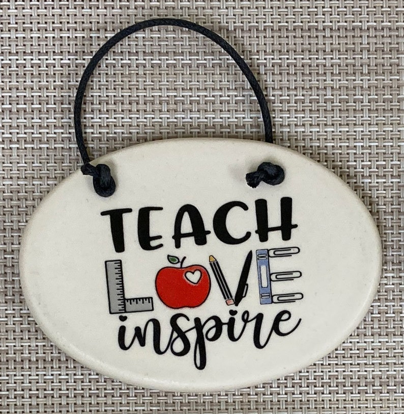 Teach love inspire gift by August Ceramics Gifts