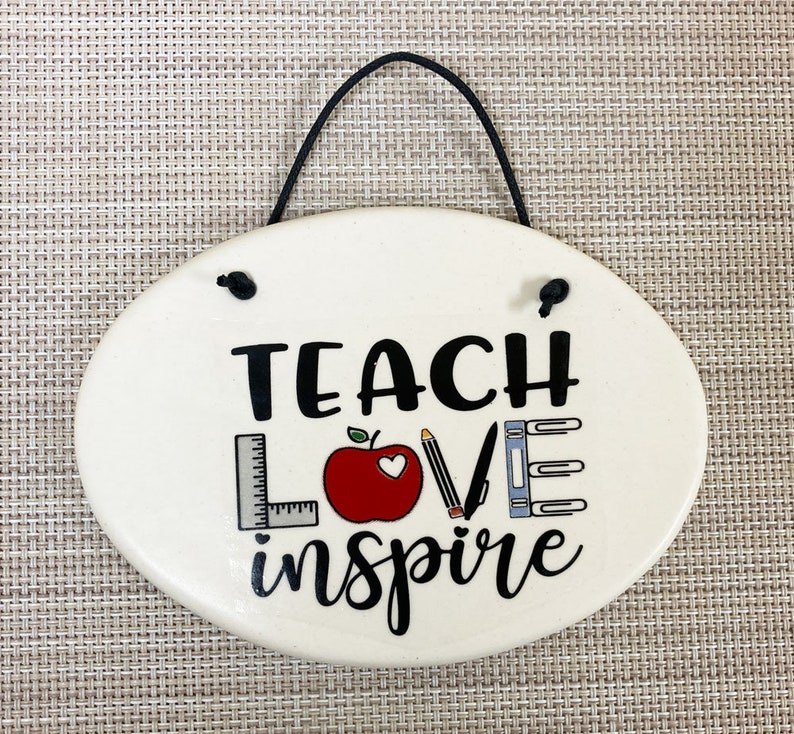 Teach love inspire gift by August Ceramics Gifts