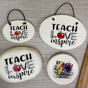 Teach love inspire gift by August Ceramics Gifts