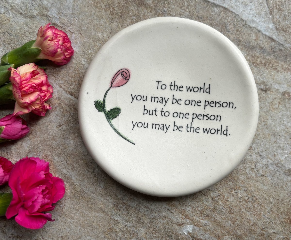 To the World You May Be One Person but to One Person You May Be the World.  Gift for Spouse, Mother's Day Gift, Inspirational Dr. Suess Quote - Etsy, image size:1200x992
